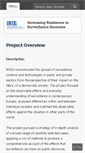 Mobile Screenshot of irissproject.eu